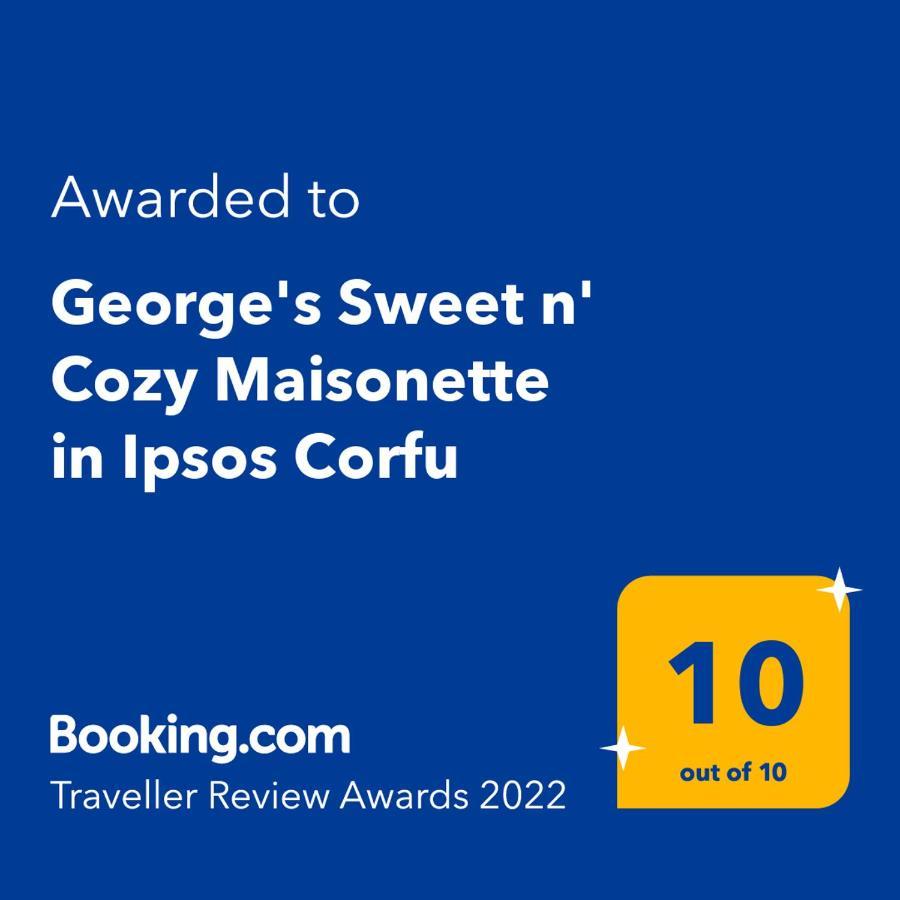 شقة George'S Sweet N' Cozy Maisonette In Ipsos Corfu المظهر الخارجي الصورة