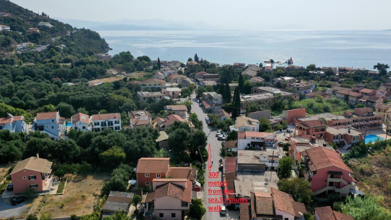 شقة George'S Sweet N' Cozy Maisonette In Ipsos Corfu المظهر الخارجي الصورة